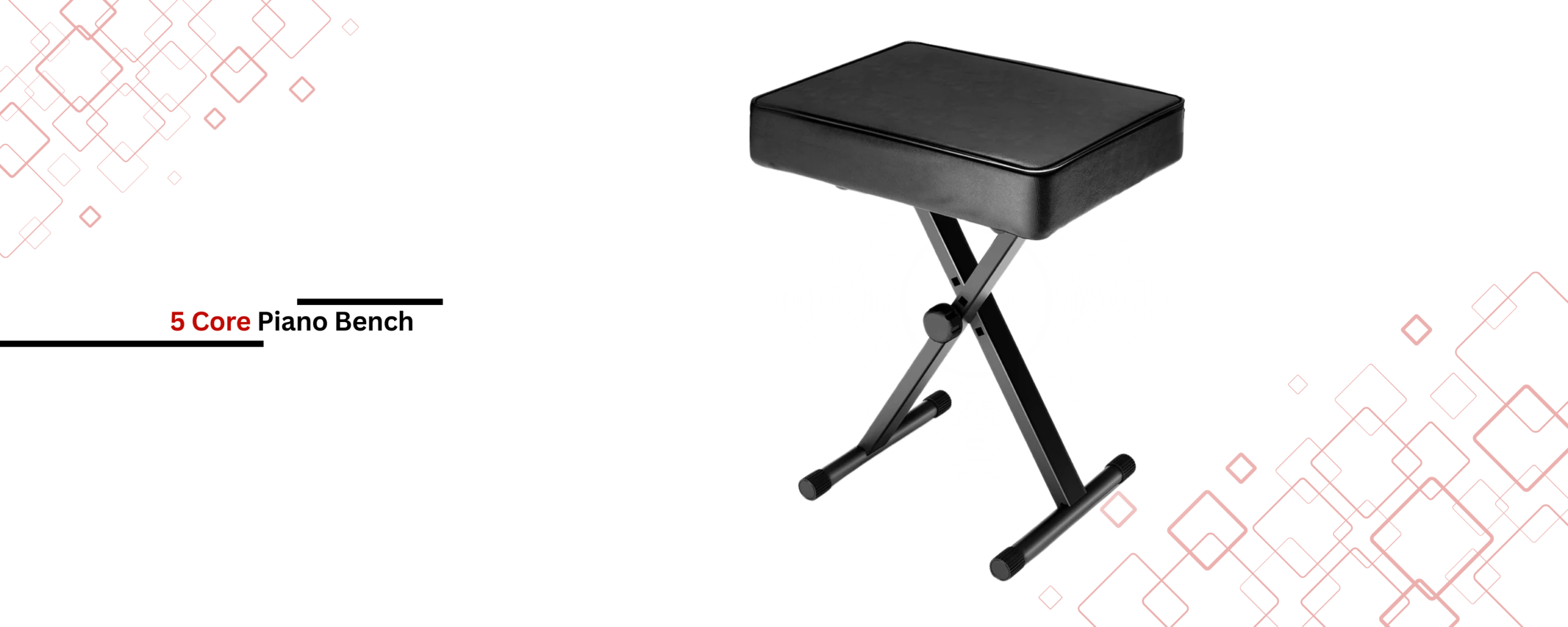 5 Core KBB Piano Bench