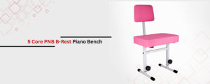5 Core PNB B-Rest Piano Bench:
