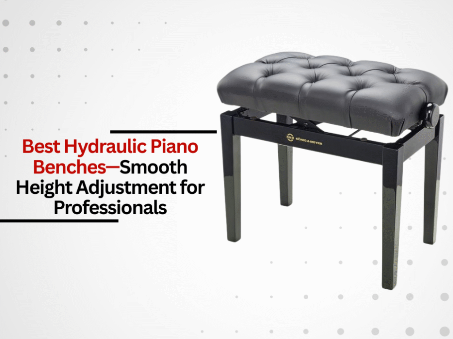 Best Hydraulic Piano Benches—Smooth Height Adjustment for Professionals
