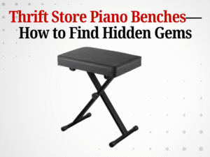 thrift store piano benches