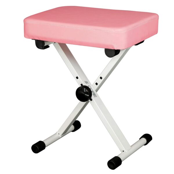 5 Core Keyboard Bench 3" Padded Cushioned Piano Stool Height Adjustable Guitar Seat Folding Portable