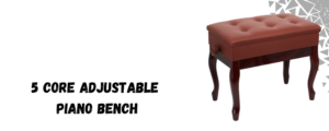 5 Core Adjustable Piano Bench 